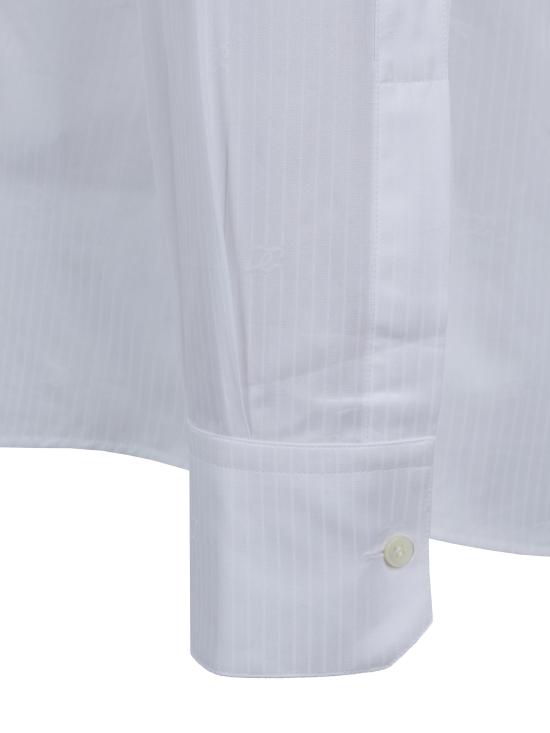  돌체앤가바나 긴팔 티셔츠 G5EJ0T FR5XZ WHITE - DOLCE & GABBANA