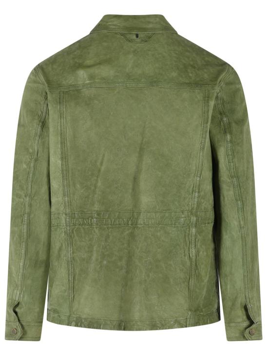 26SS 살바토레 산토로 가죽 자켓 50517 UMUSCHIO Green - SALVATORE SANTORO