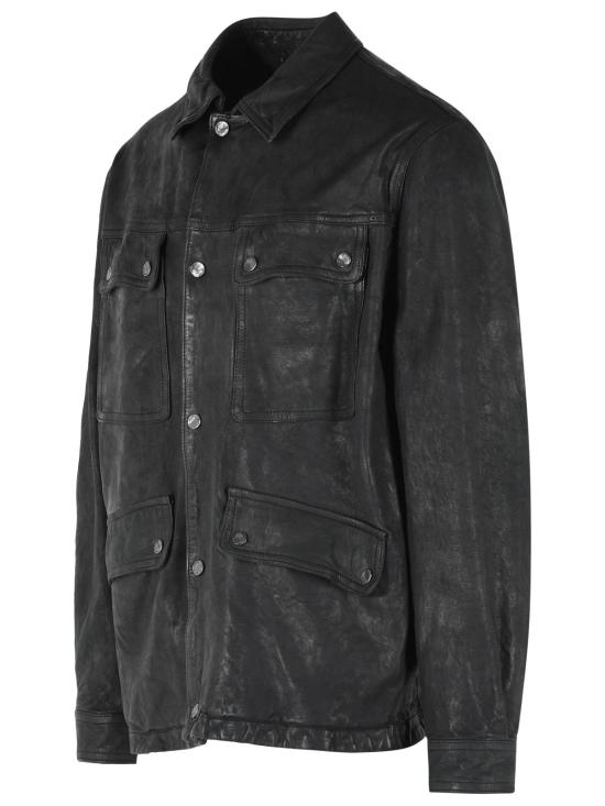 26SS 살바토레 산토로 가죽 자켓 50517 UBLACK Black - SALVATORE SANTORO