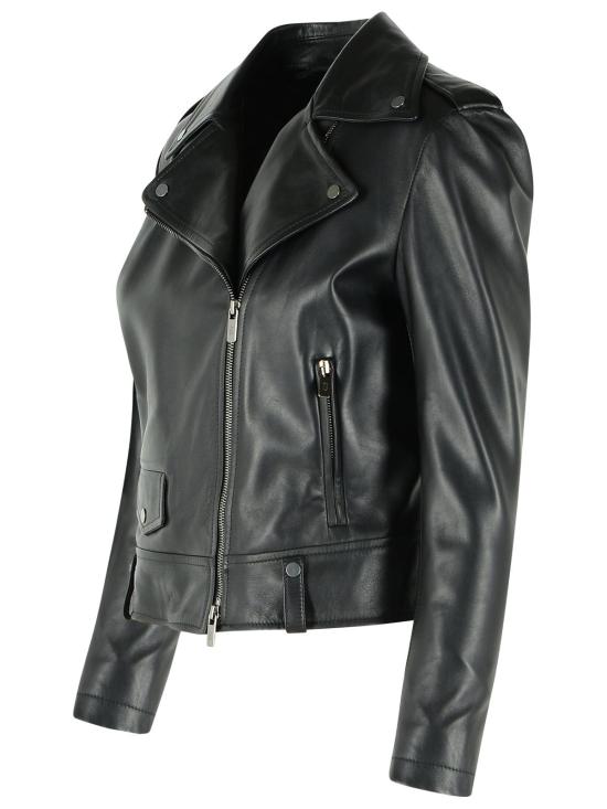 26SS 살바토레 산토로 가죽 자켓 50176 DBLACK Black - SALVATORE SANTORO