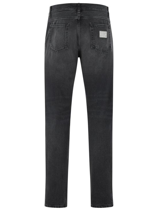 26SS 돌체앤가바나 스트레이트 팬츠 GYJCCD G8OM9S9001 Black - DOLCE & GABBANA