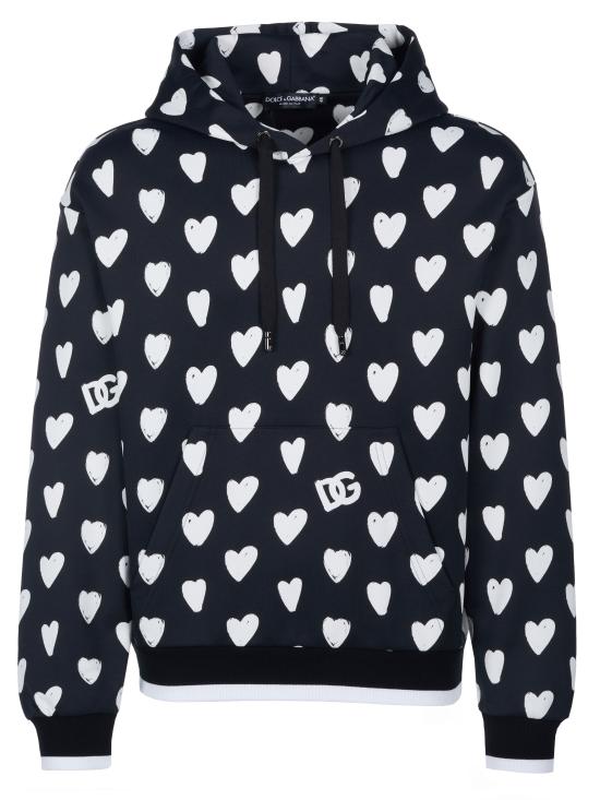  돌체앤가바나 후드 티셔츠 G9ZU7T HS7KV BLACK