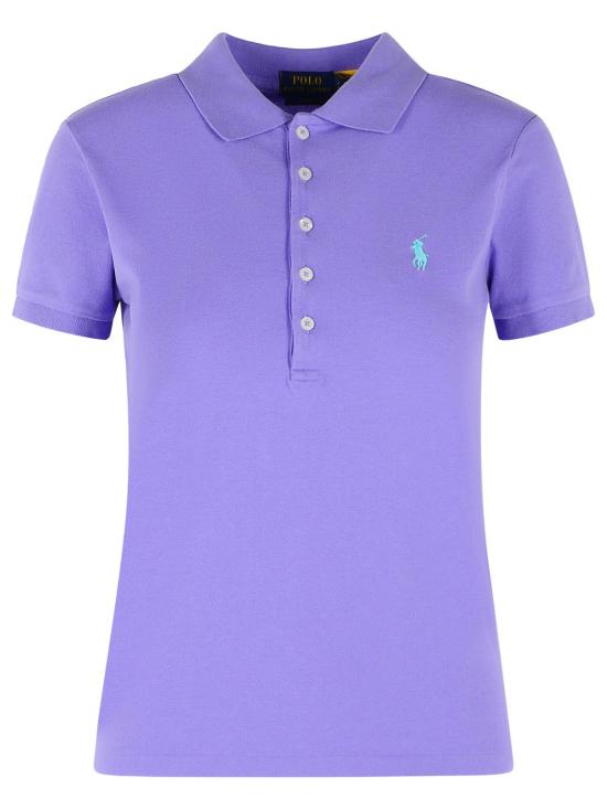 26SS 폴로 랄프로렌 폴로 티셔츠 211870245012 Violet
