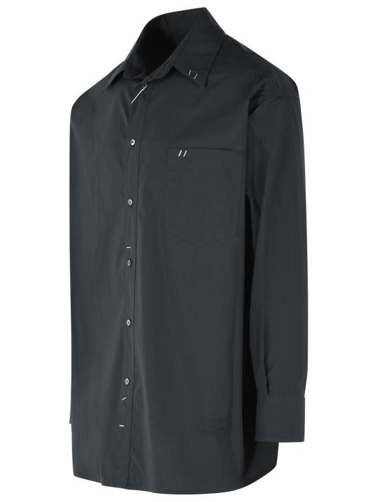26SS MM6 메종마르지엘라 긴팔 셔츠 SH0DT0041 M35256899 Black - MM6 MAISON MARGIELA