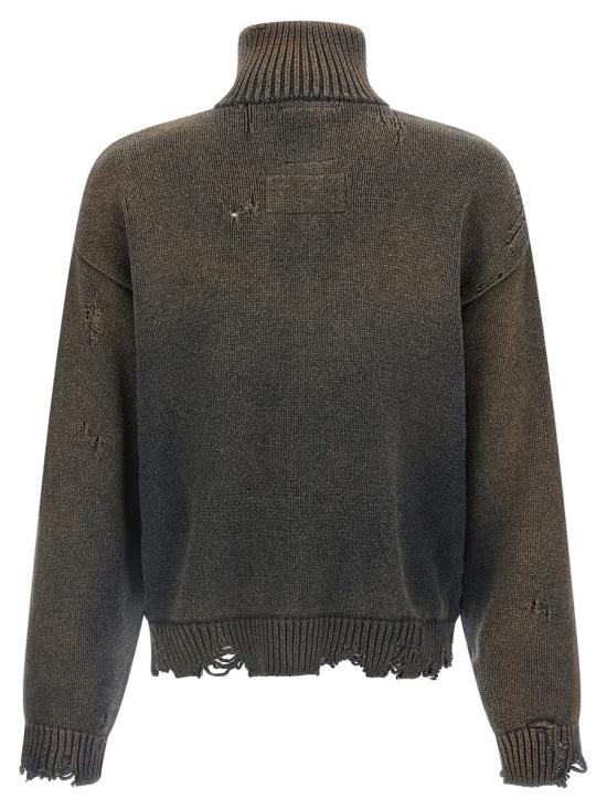 25FW 메종 미하라 야스히로 집업 니트 A15CD511BLACK DOM - MAISON MIHARA YASUHIRO