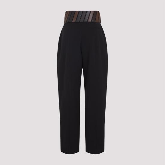 26SS 알라이아 스트레이트 팬츠 AA9P1302T612C 994 EBENE NUDE NEUTRALS - ALAIA