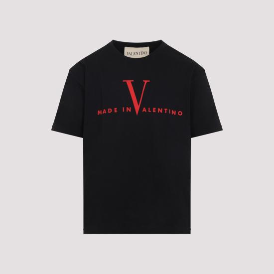 26SS 발렌티노 가라바니 폴로 티셔츠 8V3MG16PBAQ 0NR NERO ROSSO BLACK - VALENTINO GARAVANI