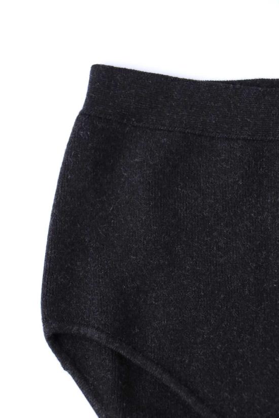  로렌 마누지안 팬티 리브 브리프 블랙 멜란지 - LAUREN MANOOGIAN