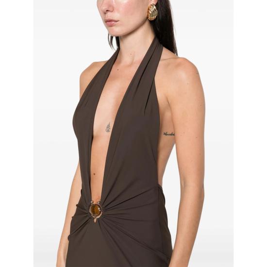 26SS 크리스토퍼에스버 롱 원피스 25047364 UMBER BROWN - CHRISTOPHER ESBER