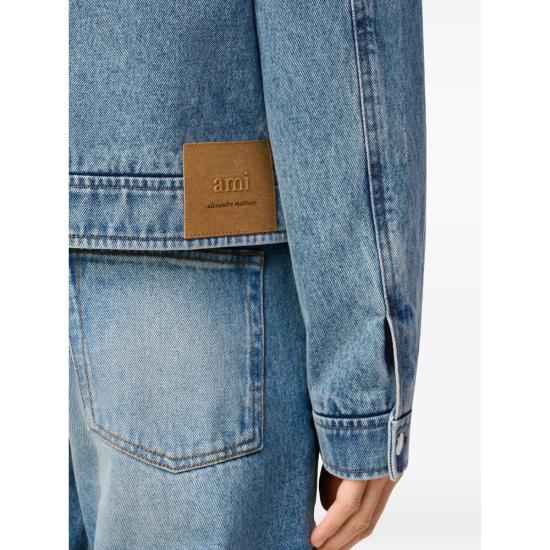 26SS 아미 데님 자켓 HJK835 DE0046 480 BLUE - AMI