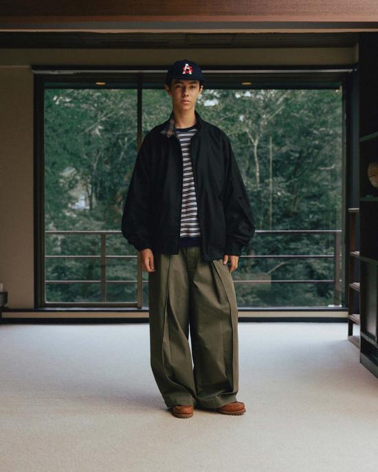  앵글런 자켓 더블 포켓 해링턴 재킷 - ANGLAN