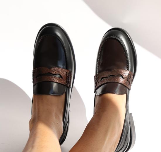 25FW TON GOUT 로퍼 Betty Nero T Moro Rame NERO T MORO RAME