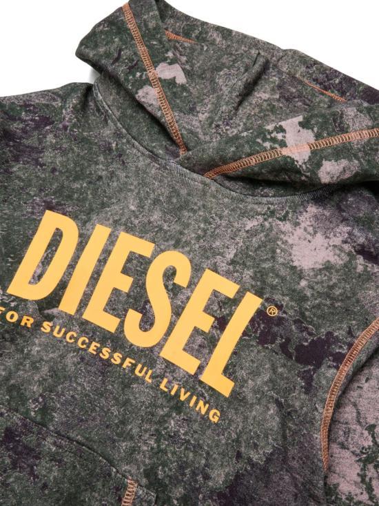 26SS [키즈] 디젤 트레이닝 상의 J02623KYA0G K511 Green - DIESEL