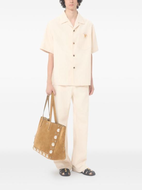 26SS 발렌티노 가라바니 반팔 셔츠 VDBA10B9W A03 Beige - VALENTINO GARAVANI