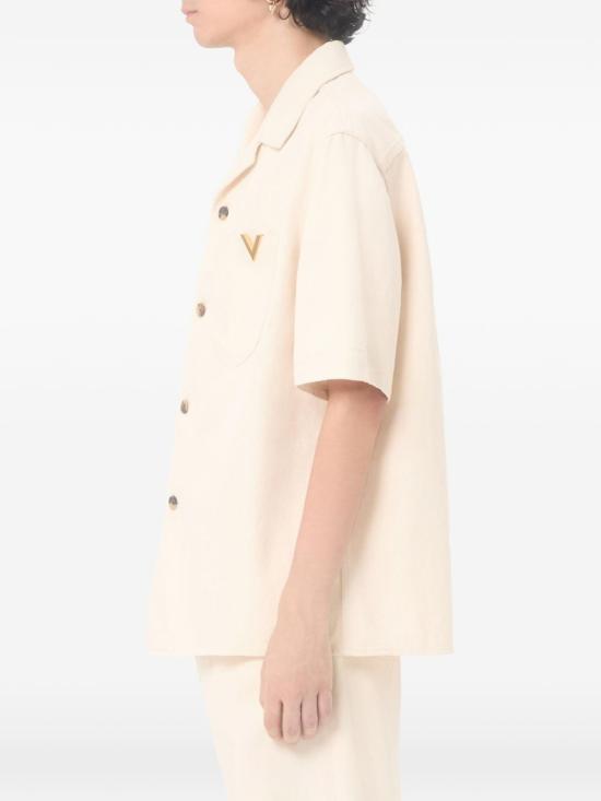 26SS 발렌티노 가라바니 반팔 셔츠 VDBA10B9W A03 Beige - VALENTINO GARAVANI