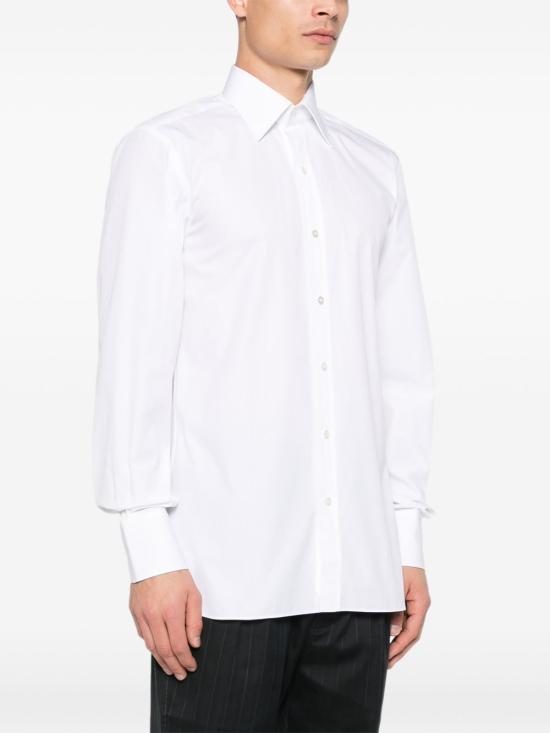 26SS 톰포드 긴팔 셔츠 HLBC01 CGS11WAA White - TOMFORD