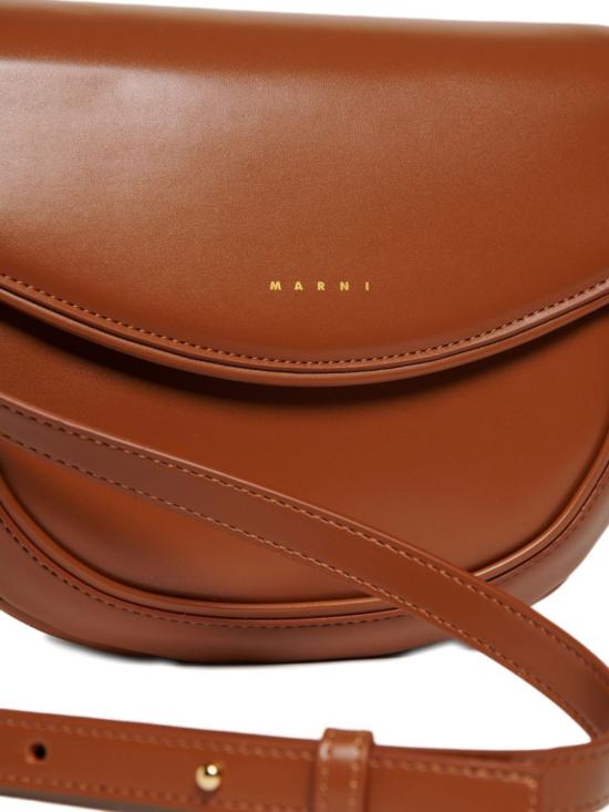 26SS [키즈] 마르니 숄더백 M01476M00TK 0M704 Brown - MARNI