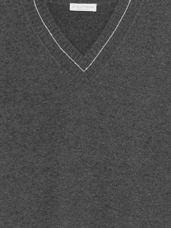 25FW 르 트리콧 페루자 스웨터 46314 509 Grey - LE TRICOT PERUGIA