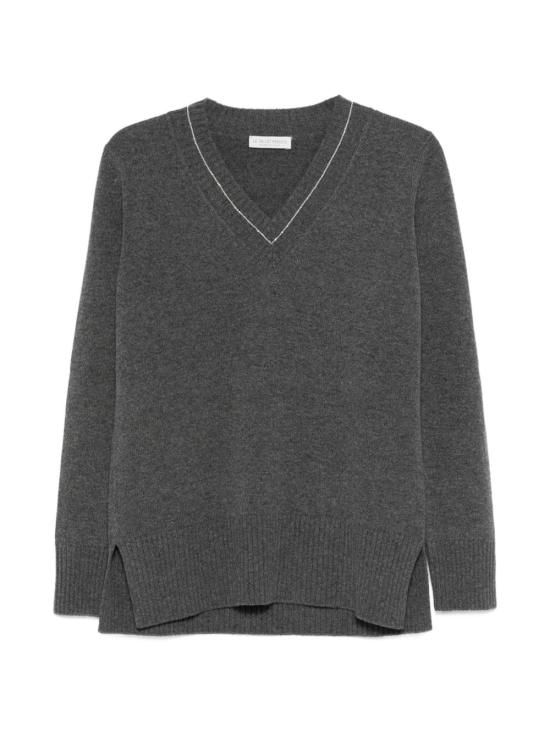 25FW 르 트리콧 페루자 스웨터 46314 509 Grey