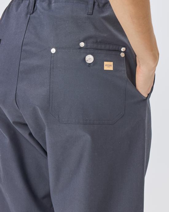 25FW 모스키노 스트레이트 팬츠 0349 8219 0555 nero NERO - MOSCHINO