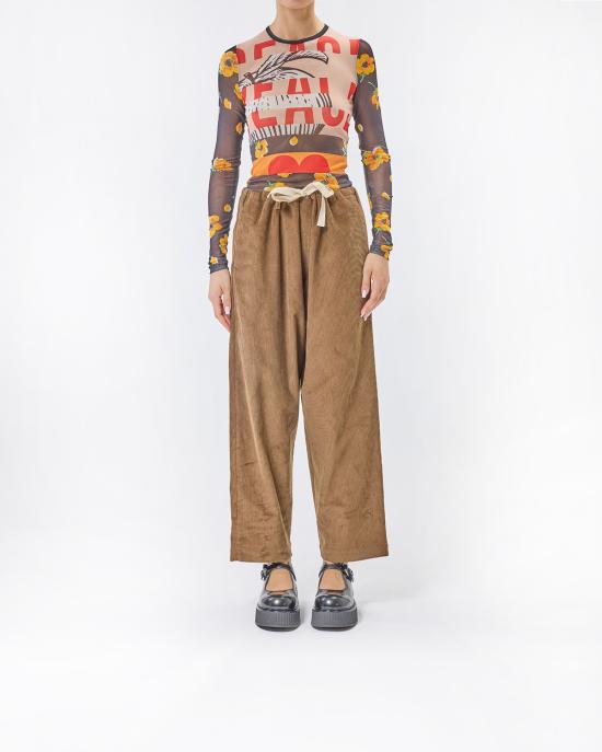 25FW 모스키노 스트레이트 팬츠 0343 8220 0095 marrone MARRONE CHIARO - MOSCHINO