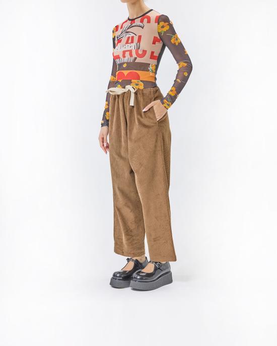 25FW 모스키노 스트레이트 팬츠 0343 8220 0095 marrone MARRONE CHIARO - MOSCHINO