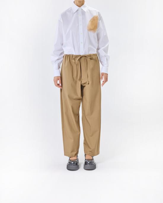 25FW 모스키노 스트레이트 팬츠 0349 8219 0084 marrone MARRONE - MOSCHINO