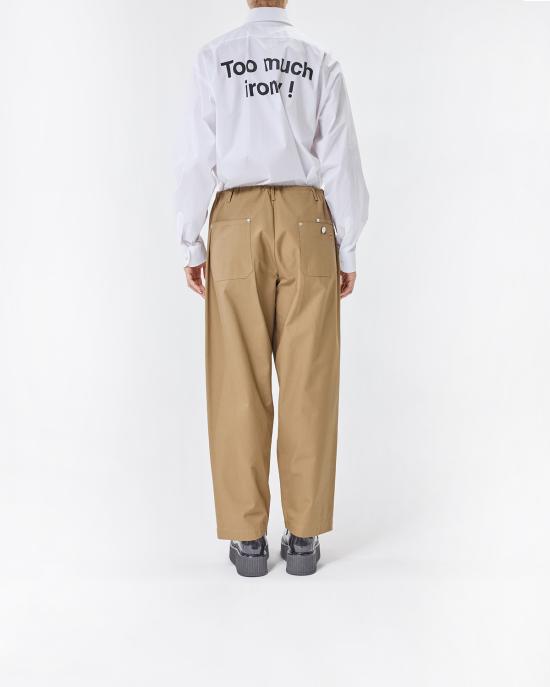 25FW 모스키노 스트레이트 팬츠 0349 8219 0084 marrone MARRONE - MOSCHINO