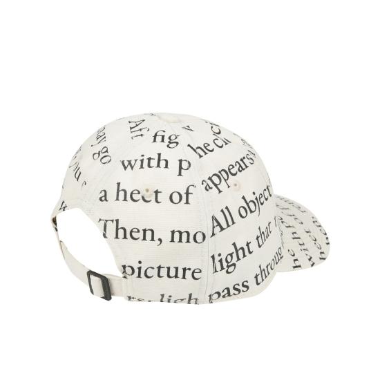 25SS JW앤더슨 볼캡 AC0398 FA0454 White - JW ANDERSON