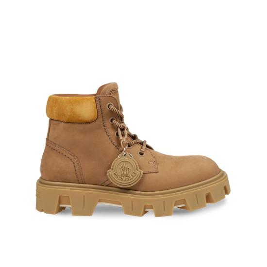 25FW 몽클레어 피크 시티 누벅 & 스웨이드 레이스 업 부츠 K209A4F00010 Brown