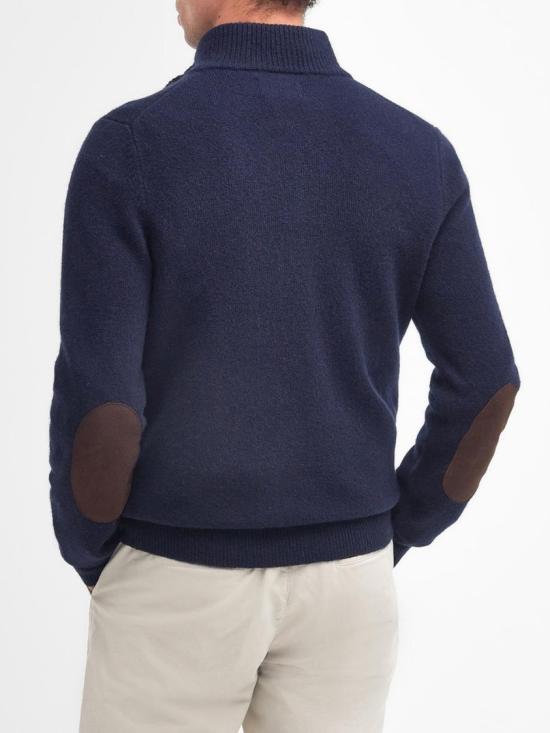 25FW 바버 터틀넥 MKN0585NY91 Blue - BARBOUR