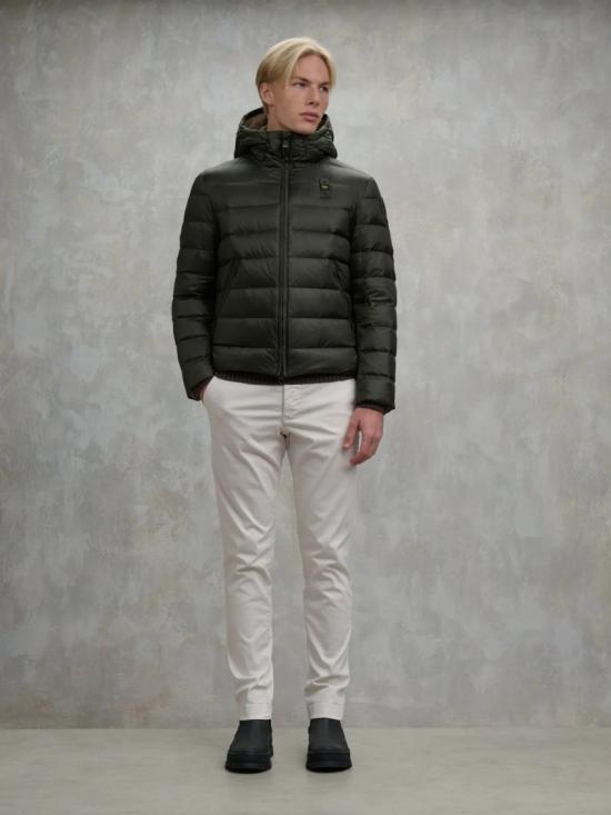 25FW 블라우어 숏패딩 UC03086006047678EI Green - BLAUER