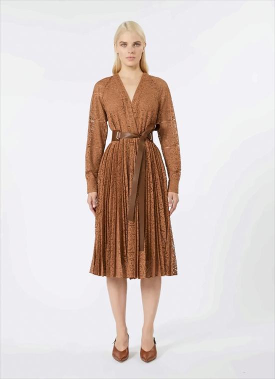 25FW 막스마라 롱 원피스 2526236041650001 Brown - MAX MARA