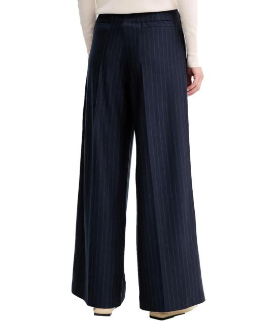 25FW 막스마라 스트레이트 팬츠 2526786037650001 Blue - MAX MARA