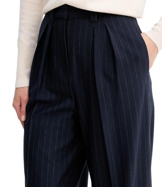 25FW 막스마라 스트레이트 팬츠 2526786037650001 Blue - MAX MARA