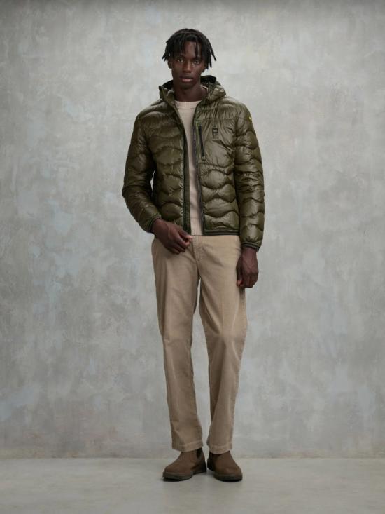 25FW 블라우어 숏패딩 UC03074006355670 Green - BLAUER