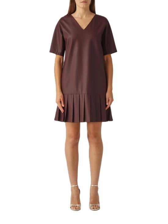 25FW 막스마라 미디 원피스 2526626058650002 Burgundy