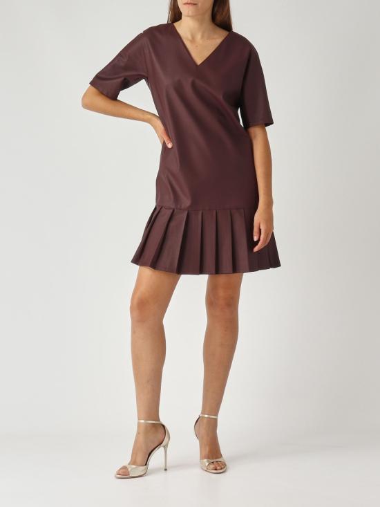 25FW 막스마라 미디 원피스 2526626058650002 Burgundy - MAX MARA