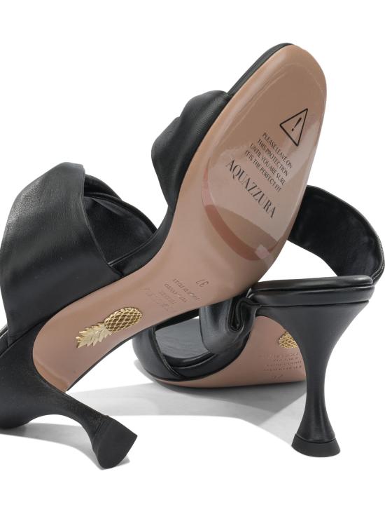 26SS 아쿠아주라 샌들 TWIMIDS0NAP000 Black - AQUAZZURA