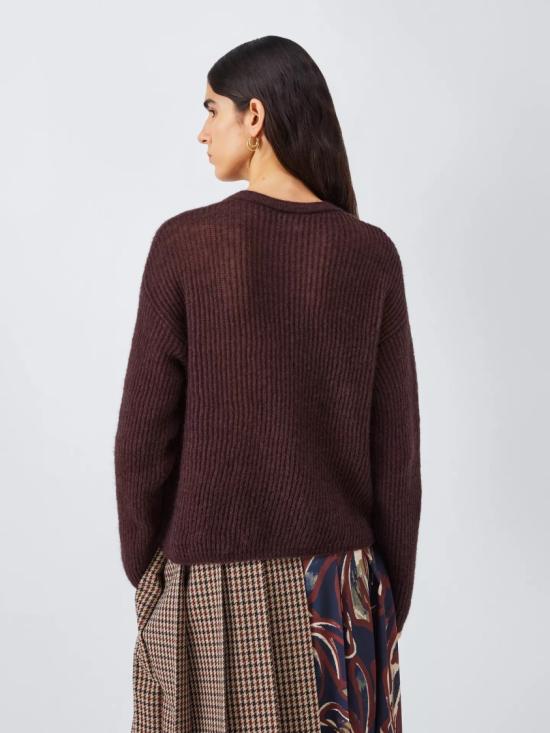 25FW 막스마라 스웨터 2526346028650007 Burgundy - MAX MARA