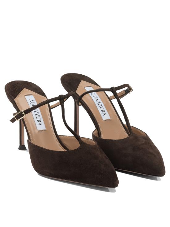26SS 아쿠아주라 힐/펌프스 SBEMIDM0SUEESP Brown - AQUAZZURA