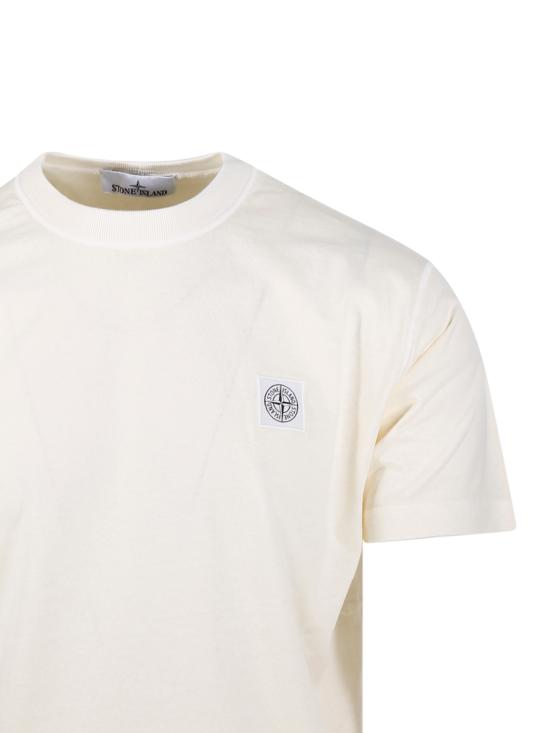 26SS 스톤 아일랜드 반팔 티셔츠 S152100026 S0057 V0193 IVORY - STONE ISLAND