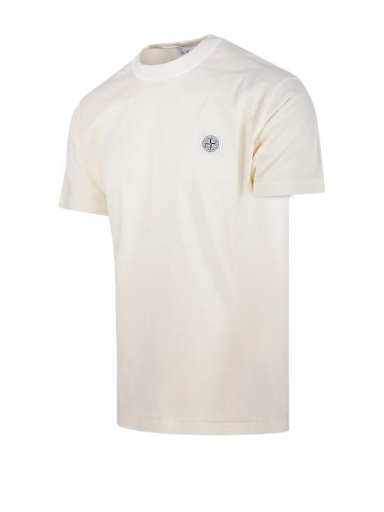 26SS 스톤 아일랜드 반팔 티셔츠 S152100026 S0057 V0193 IVORY - STONE ISLAND