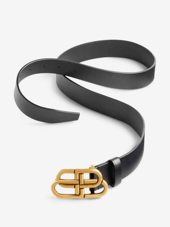 26SS 발렌시아가 가죽 벨트 5703701CH04 1000BLACK Black - BALENCIAGA