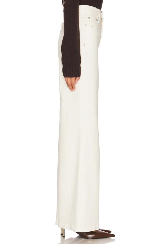  피스톨라 데님 팬츠 라나, 에크루 진을 입고 - PISTOLA