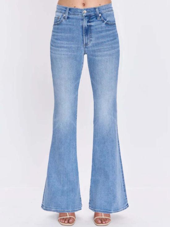  피스톨라 데님 팬츠 킨슬리, 캡티베이트 진 착용