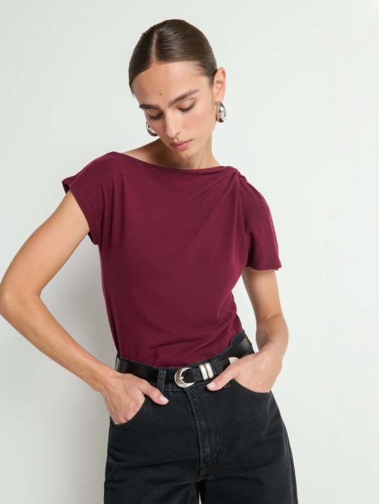  네이션 리미티드 블라우스 로지 노트 탑 - NATION LTD