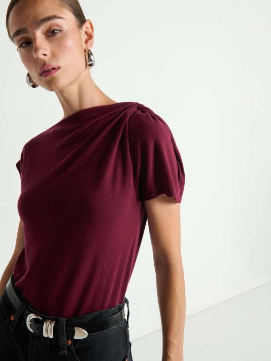  네이션 리미티드 블라우스 로지 노트 탑