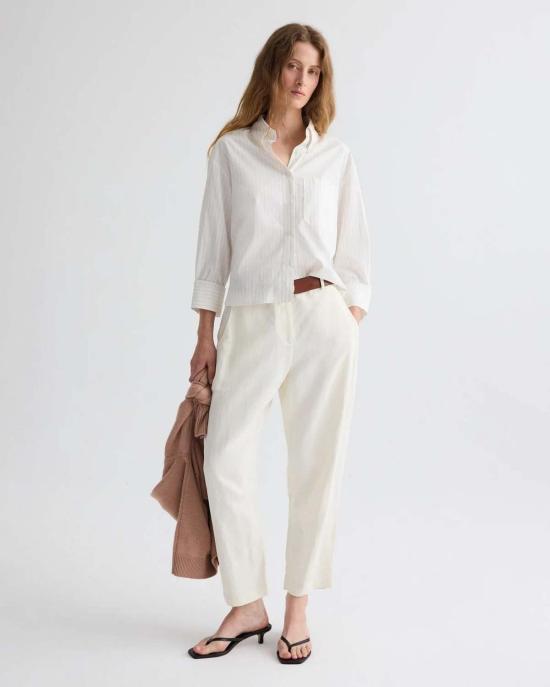  티더블유피 셔츠 Twp J.D. 셔츠 화이트 멀티 - TWP