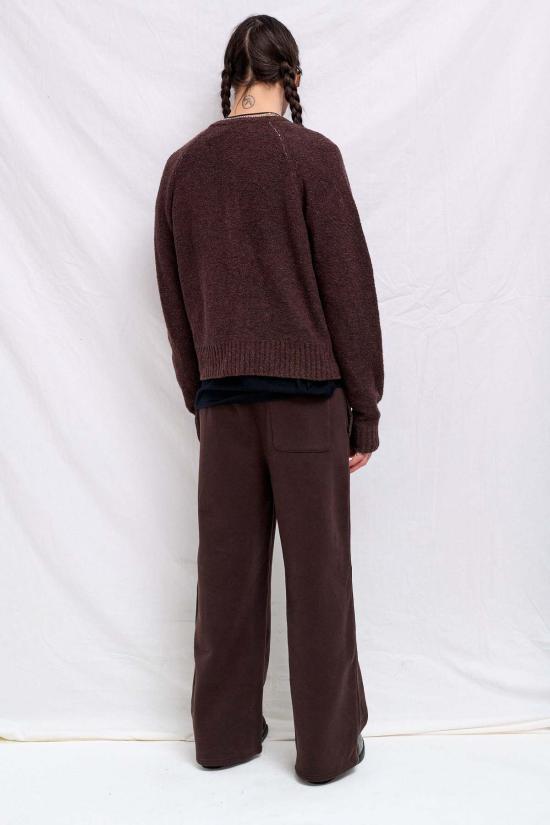  토니웩 가디건 토니왁 브라운 플래킷 버튼다운 니트 - TONYWACK